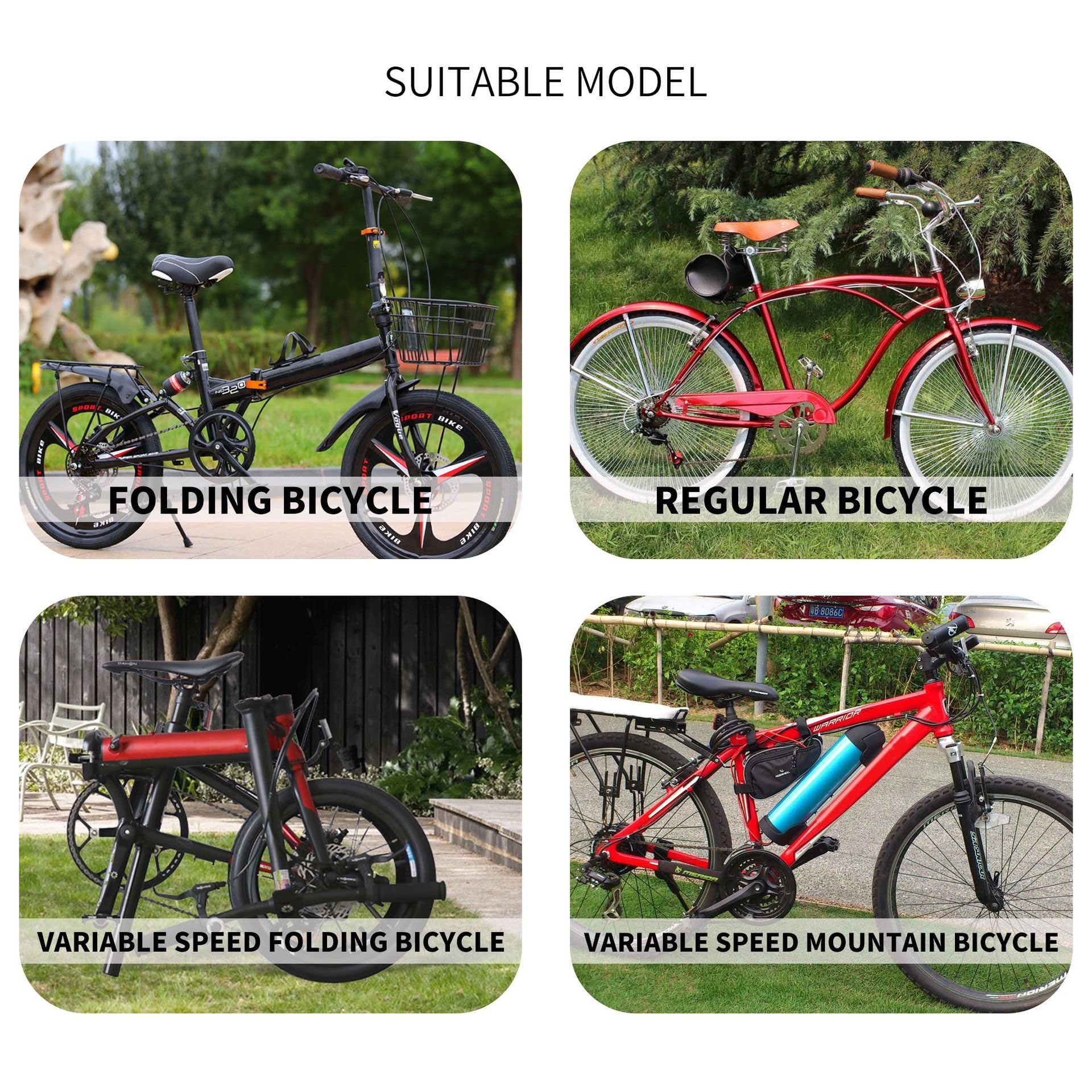 Przyczepa rowerowa do rowerów składanych/regularnych/górskich, składana rama, wodoodporny schowek 600D, 2 nadmuchiwane kółka, obciążenie 50 kg, odblaski bezpieczeństwa i ocynkowane sprzęgło