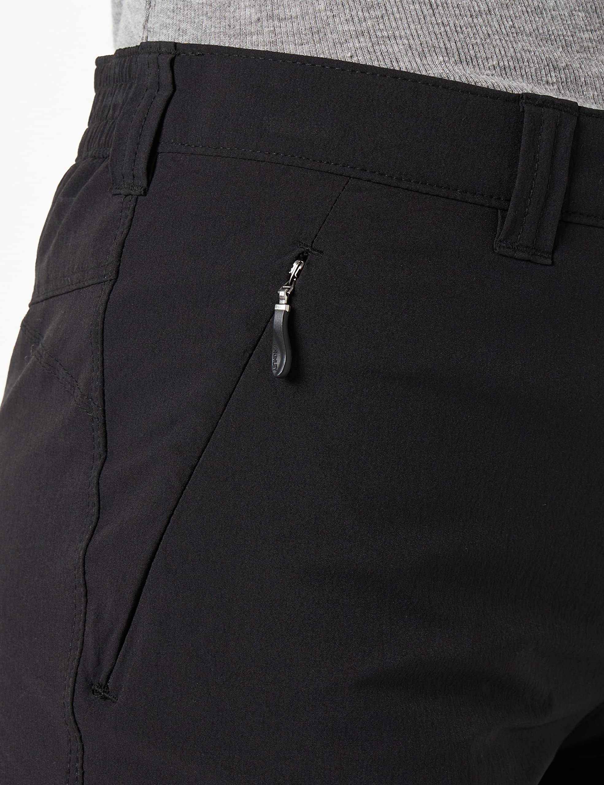 Mckinley Women Abzipp Mandorak LG Pants - Black, Size 92 - Image 2
