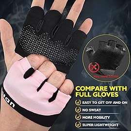 ihuan New Weight Lifting Gym Workout Gloves Men & Women, Great for Weightlifting, Exercise, Training, Fitness