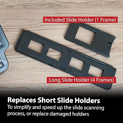 Miniatura 8 de Magnasonic Escáner de película todo en uno de 24 MP con pantalla grande de 5 pulgadas y HDMI, bandeja larga de 1.378 in, convierte 1.378