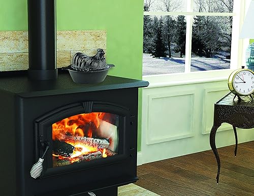 Miniatura 2 de US Stove Hervidor Vaporera de Pollo, Para Uso con Estufa Caliente, Hierro Fundido, Negro