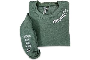Personalized Custom Embroidered Grandma Sweatshirt