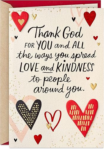 Hallmark Tarjeta religiosa del día de San Valentín (You are such a blessing)