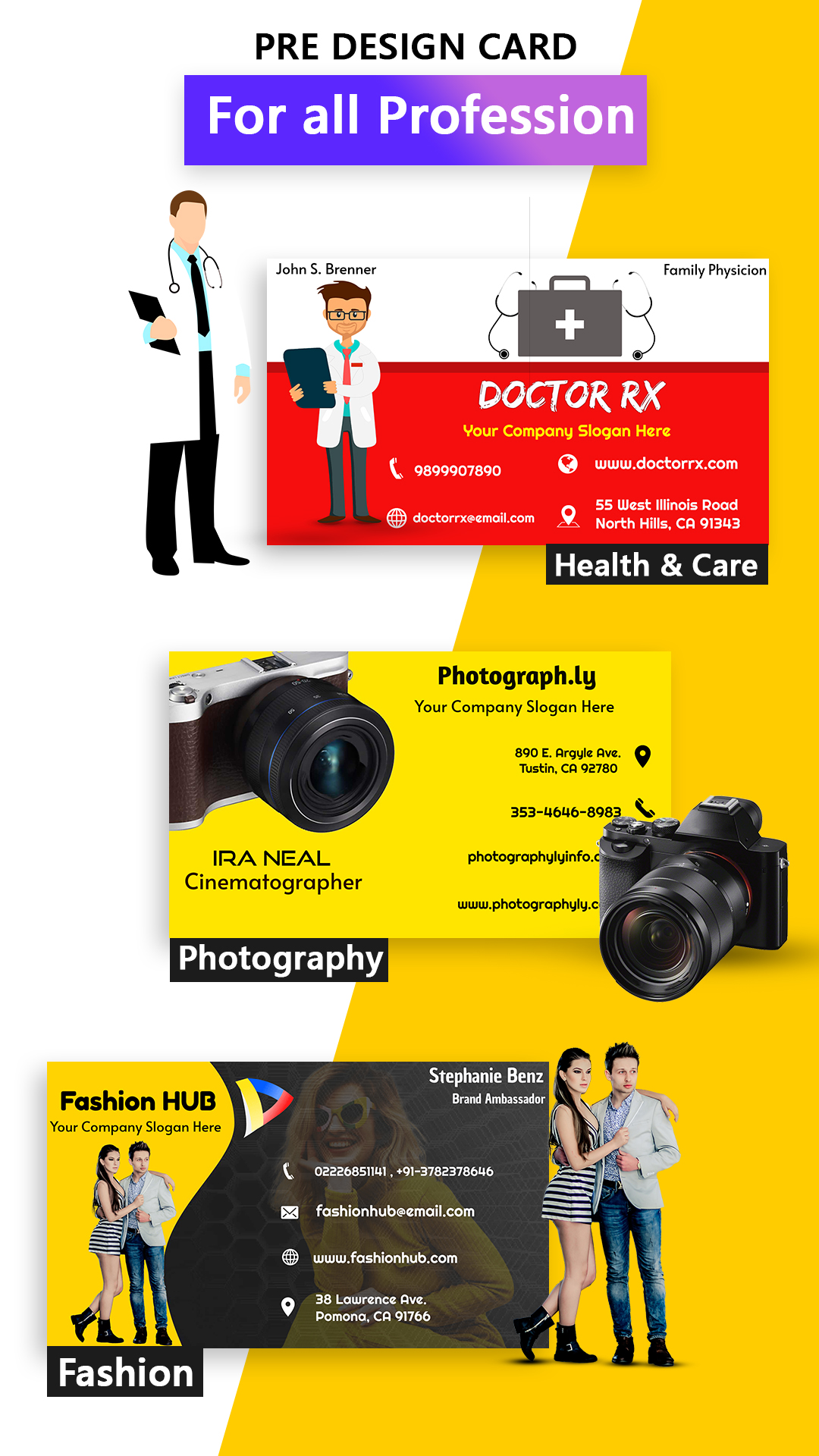 Digital Business Card Maker Visiting Card Maker App on Amazon Appstore