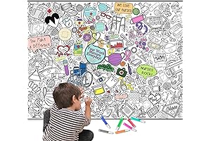 Giant Coloring Poster for Adults at Work