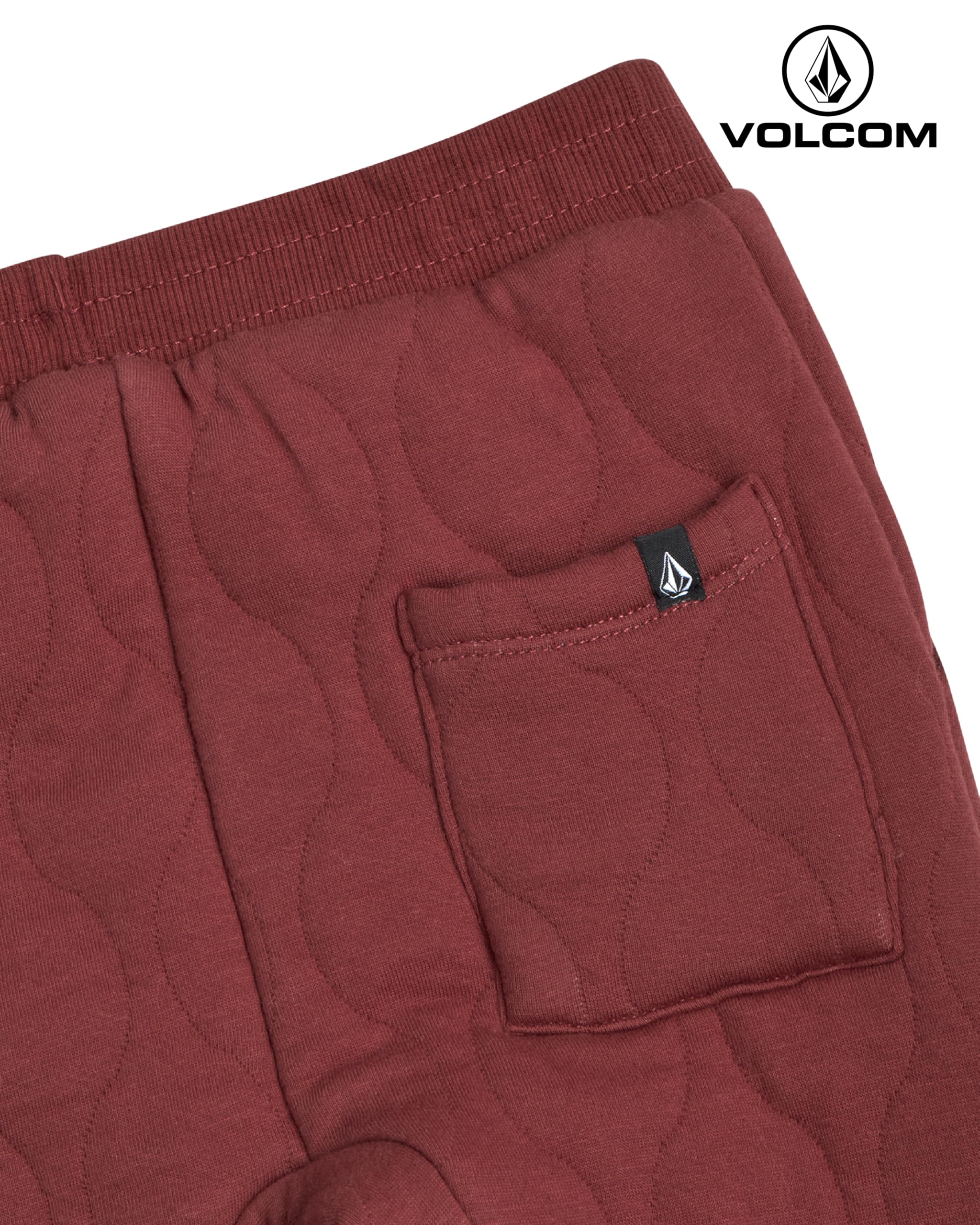 Volcom Ensemble de survêtement 2 pièces en polaire douce à col ras-du-cou et pantalons de jogging - Tenues confortables pour garçons de 12 à 7 ans
