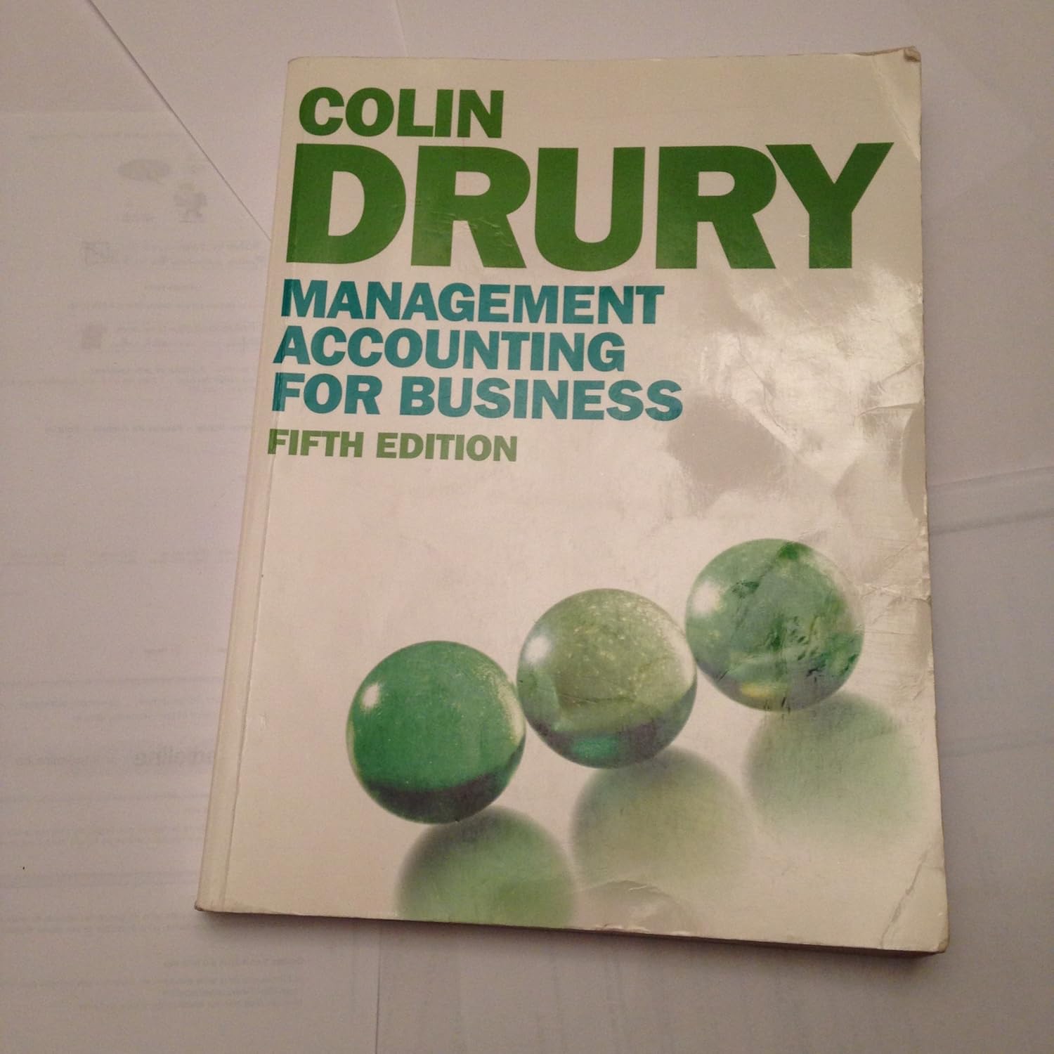 Management Accounting for Business Colin Drury 9781408060285 Amazon