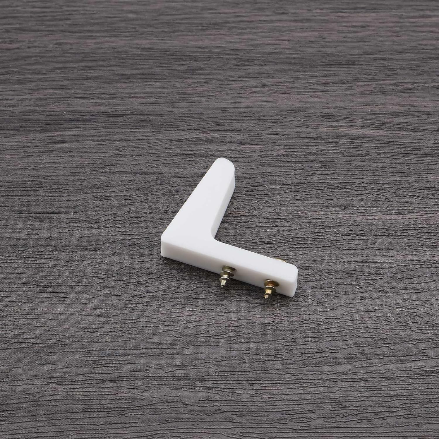 Create idea 2 Pairs Toilet Seat Stabilisers Wobbly Loose Buffers Bumpers Stop Elderly Disabled Slipping Sliding with Screws White Plastic