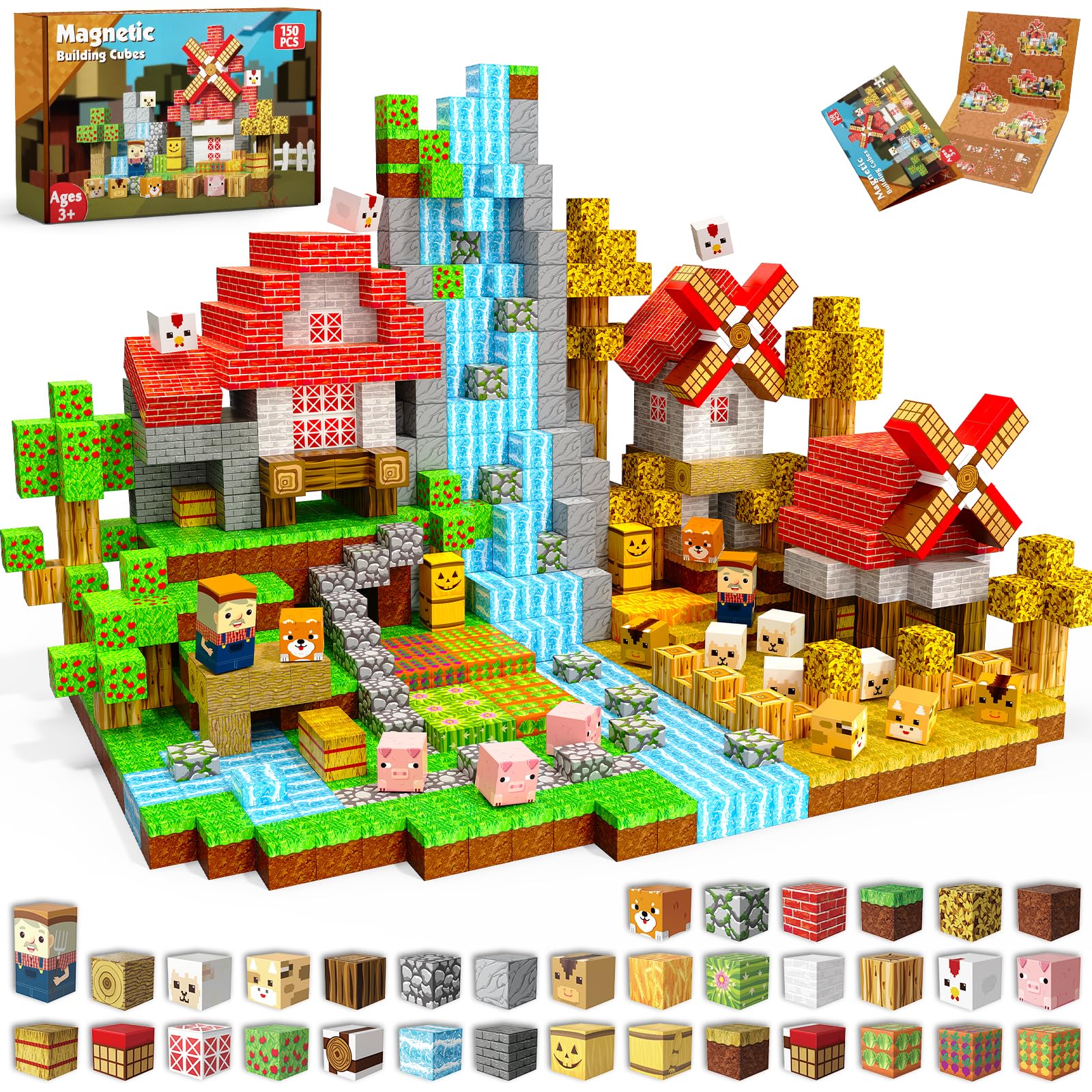 Amazon.co.jp: Magneverse 150ピース 組み立てセット : ファッション