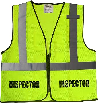 Conspiracy Tee Inspector safety vest, High Visibility vest