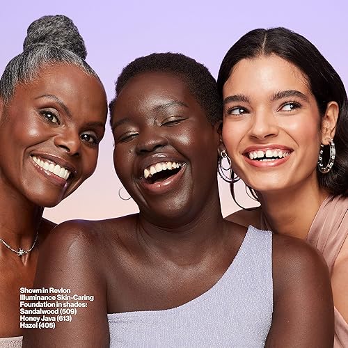 Miniatura 6 de Revlon Illuminance - Base líquida para el cuidado de la piel, ácido hialurónico, fórmula hidratante y nutritiva con cobertura media, 113 beige