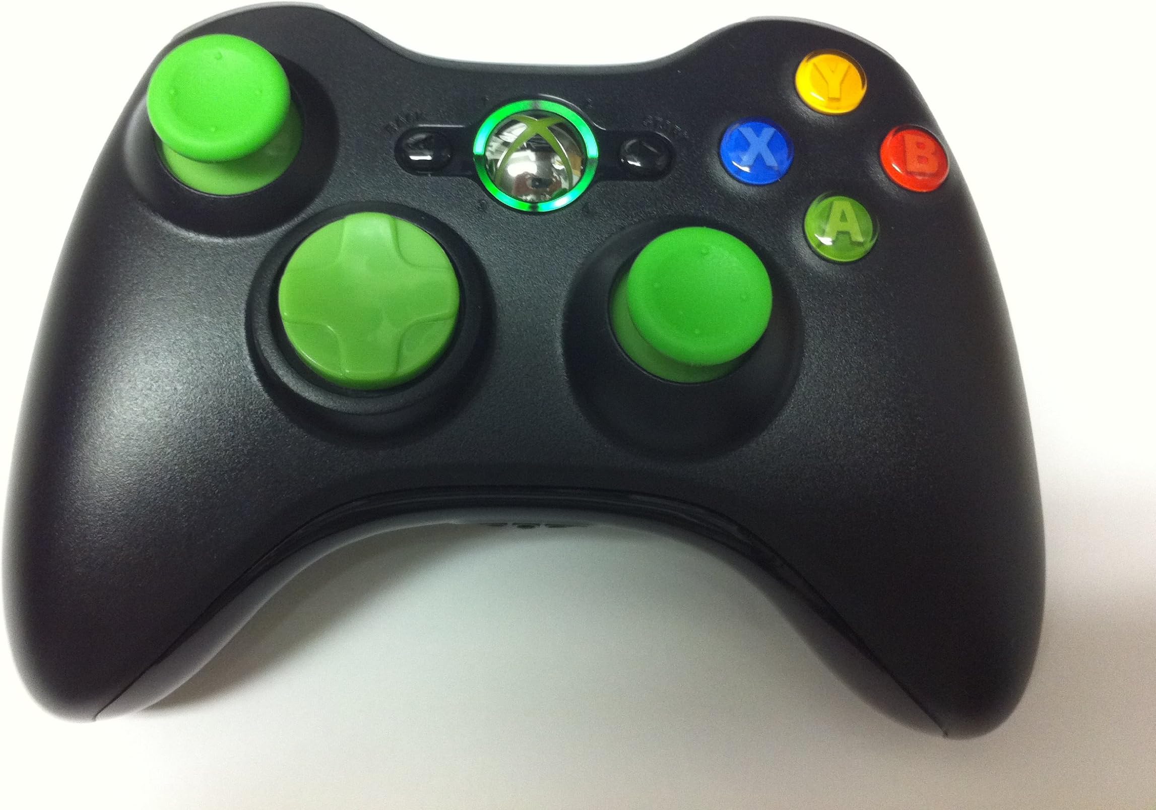 Drop Shot, Auto-aim, Xbox 360 Modded Controller for COD Black Ops 2, Mw3, Mw2, Rapid Fire Mod(green)