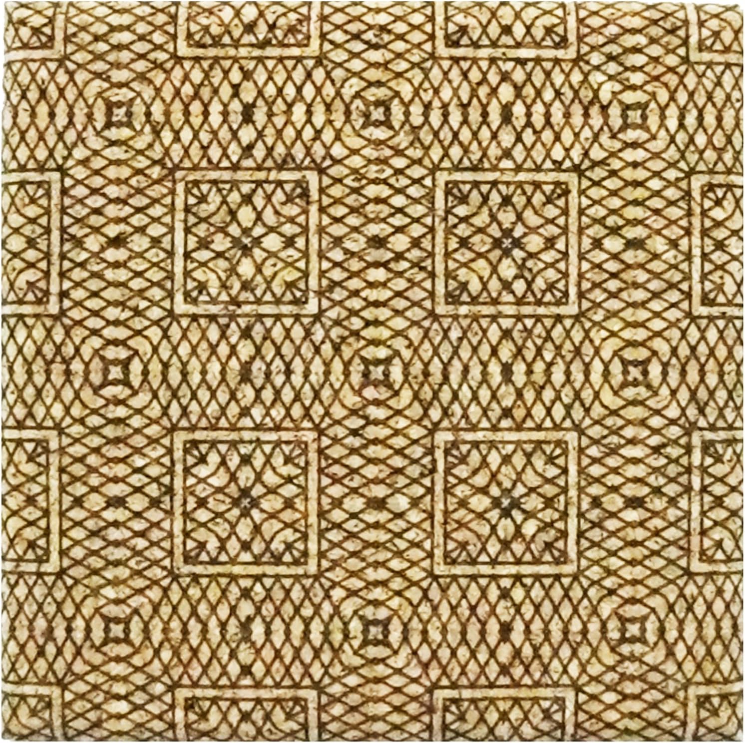 Tangier Net (9 Inch) – Oversized cork absorbent drink coaster