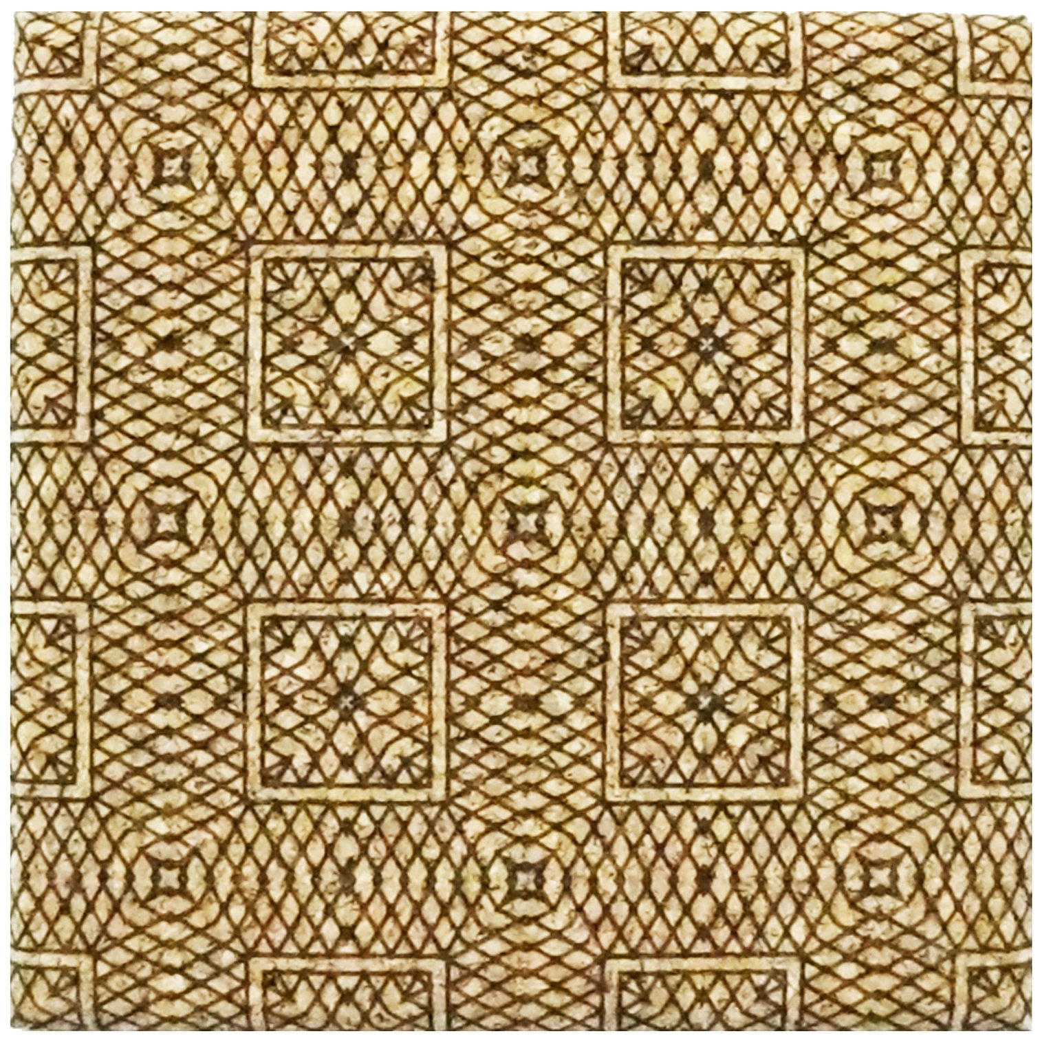 Tangier Net (9 Inch) – Oversized cork absorbent drink coaster