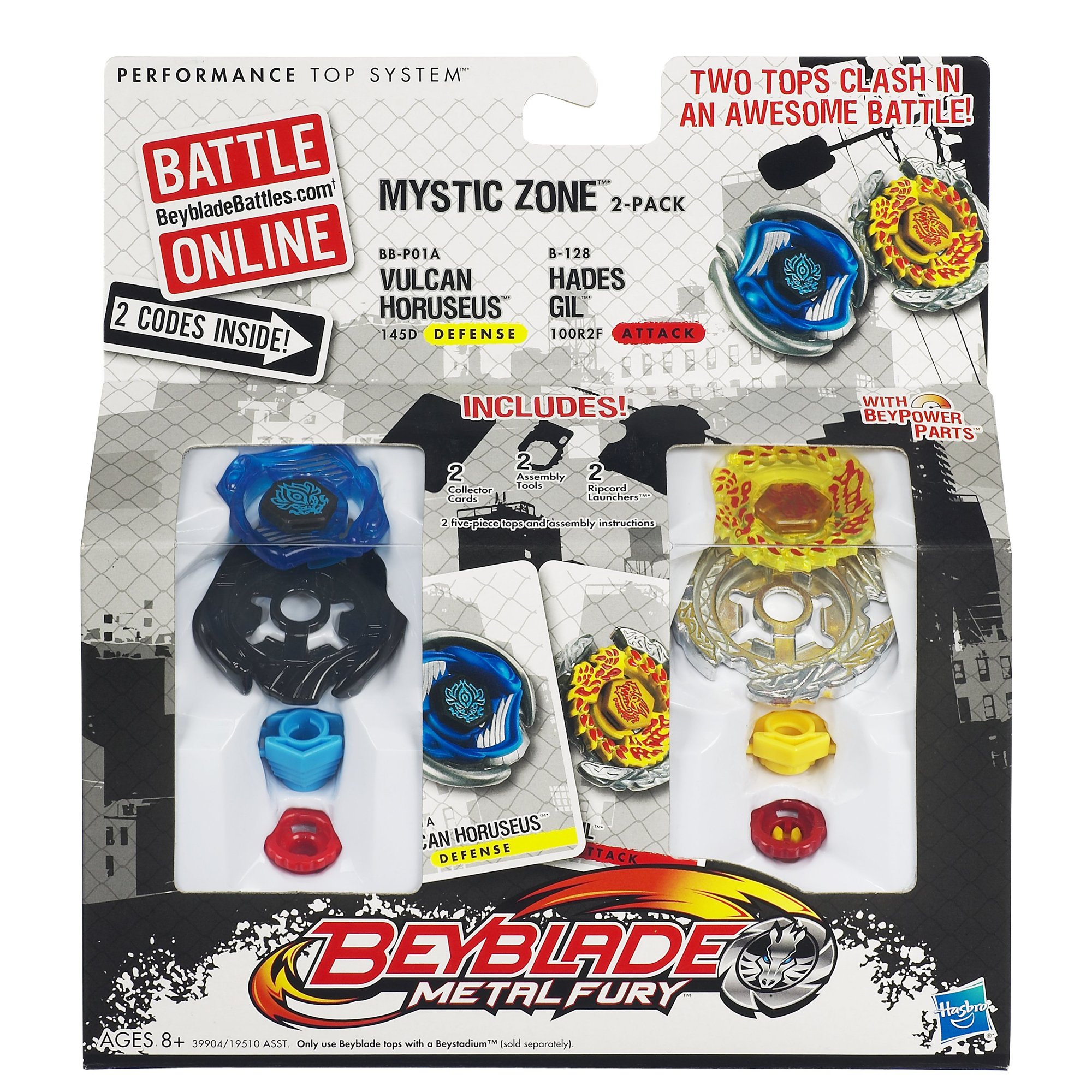 Beyblade Metal Fury Mystic Zone 2-Pack : Amazon.sg: Toys