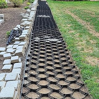 2 Inch Thick Gravel Grids HDPE Driveway Grid System Slope Stabilizer Pavers with Permeable Hole,1800 lbs per sq ft Load, for Patios/Sheds/Slopes/Pathways/Parking (Size : 4x5m(13x16.5ft))