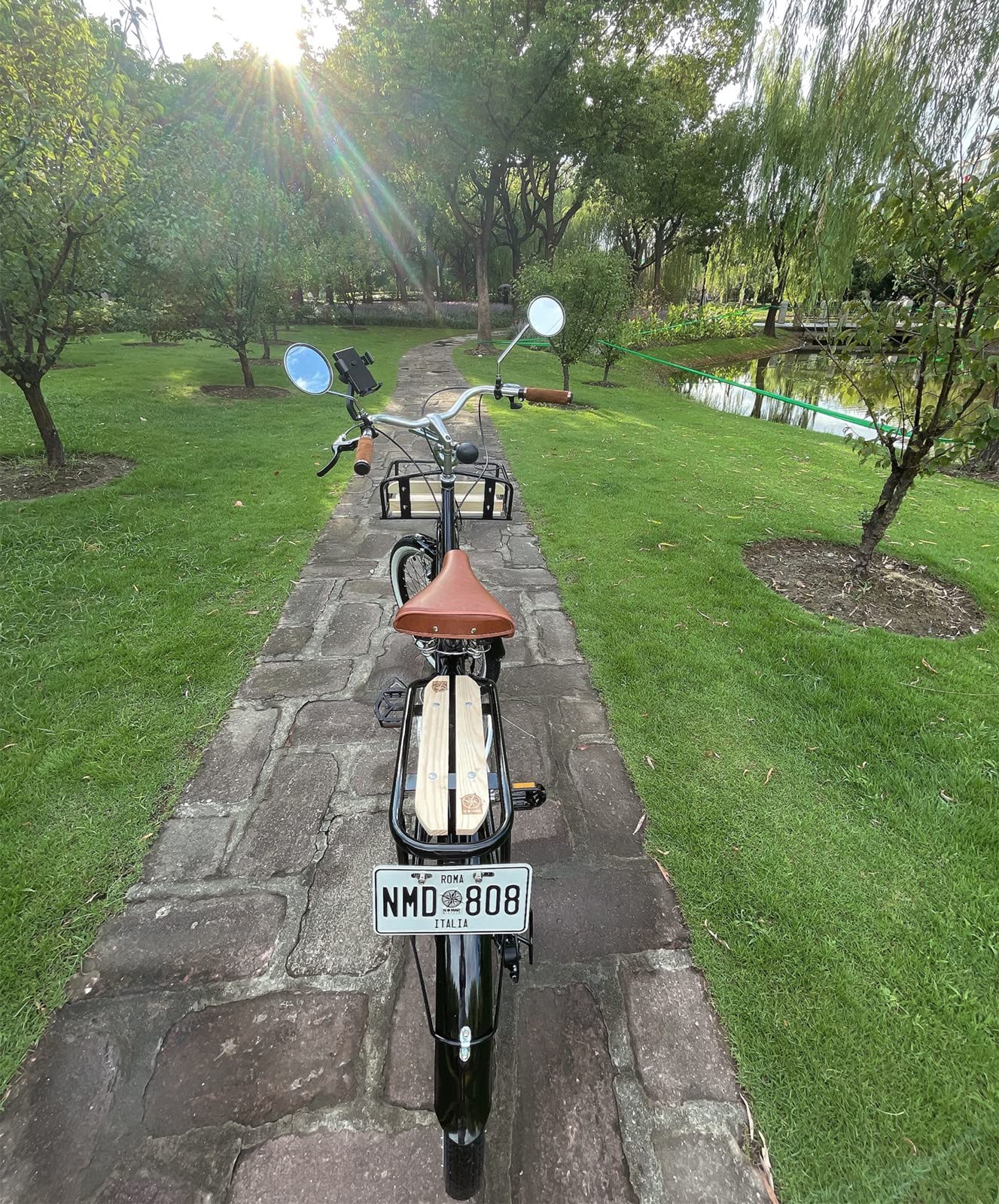 TentHome Retro Fahrradspiegel 2 Stück Rückspiegel Fahrrad Seitenspiegel Verstellbar Spiegel HD Reflektor für Lenker Ebike Mountainbike Radfahren Rund