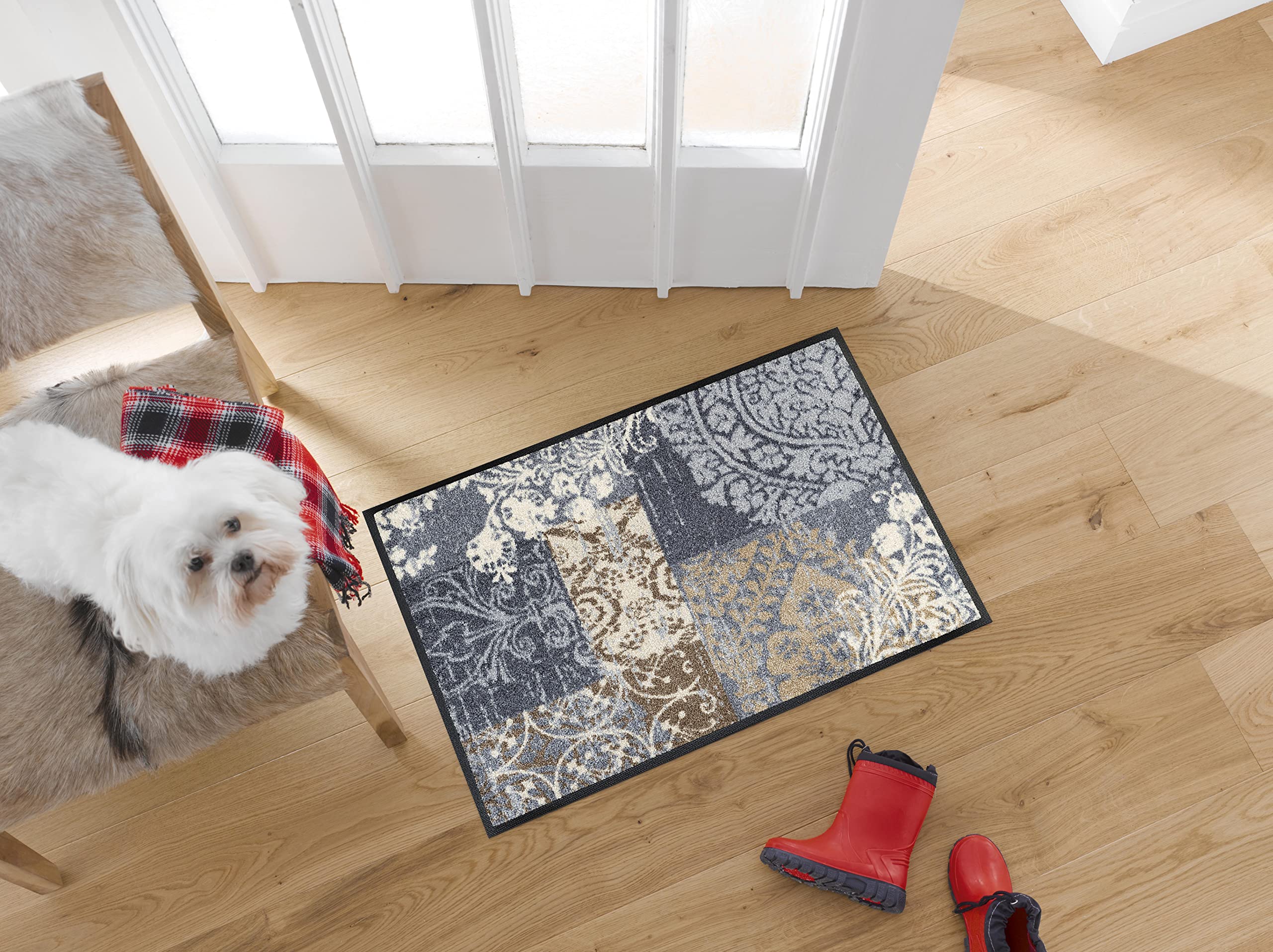 Wash + Dry - Tapis Armonia Grey 50x75, Gris
