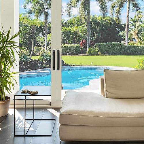 Miniatura 7 de Ravinte Manijas adhesivas para gabinete, tiradores de cajón autoadhesivos, tiradores de gabinete negros, sin perforaciones, ayudantes para gabinete