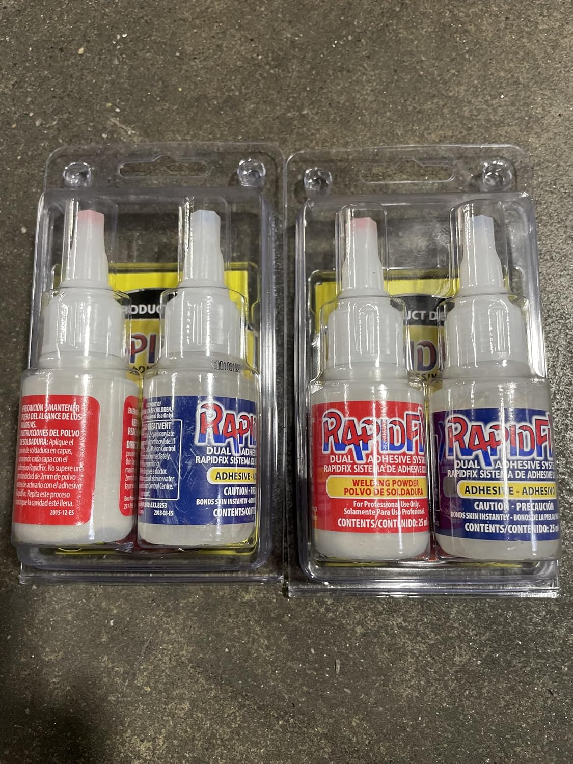 RapidFix 7121100 Dual Adhesive System (Pack of 2)