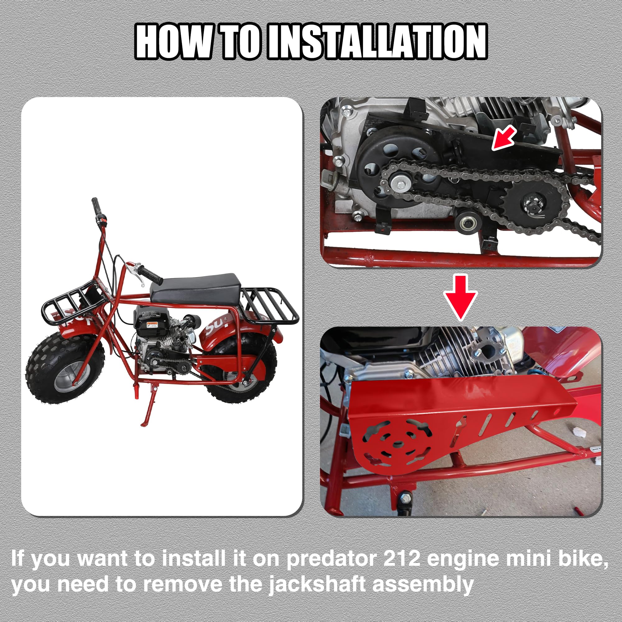 chain guard for ct200u coleman 200 mini bike YOXUFA Clutch Cover 212 Most Minibike with Predator 212cc 224cc 79cc 196cc 200cc GX160 GX200 Engines CT200U-EX BT200X CT100U CC100X Baja Doodlebug DB30 Parts HJC C70 Sway Helmet old The Coleman Chain Guard Color:Satin Black w/Black Accents