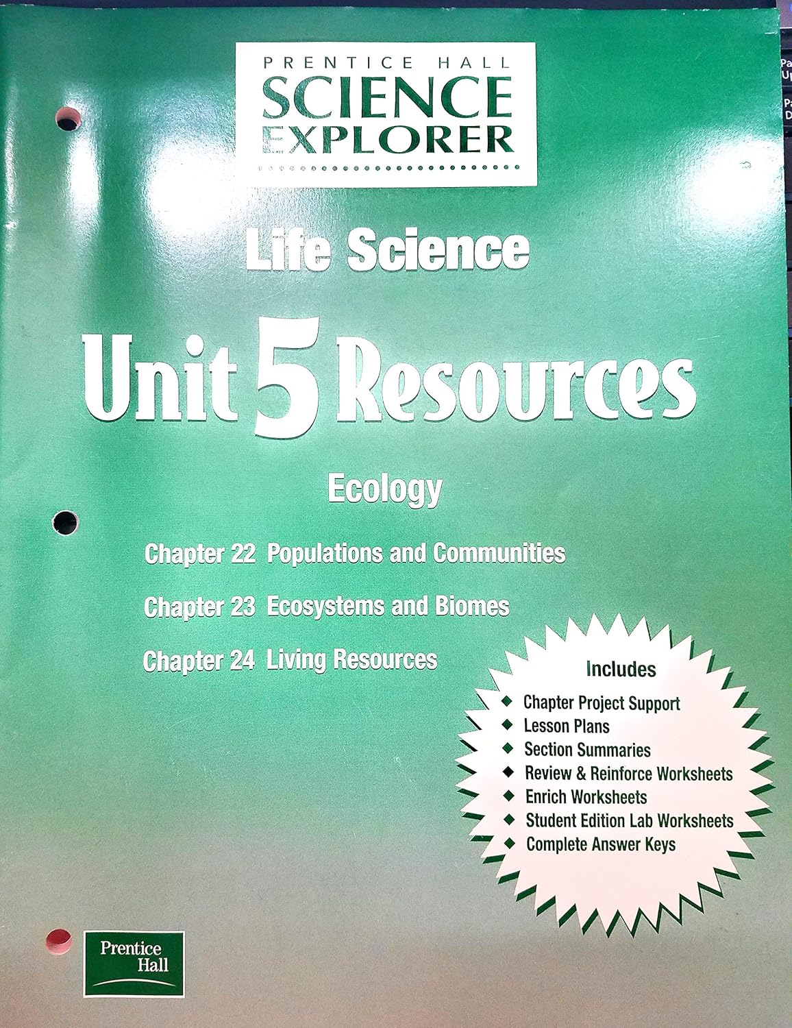 Prentice Hall Science Explorer Life Science Unit 5