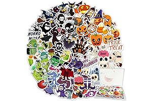LINAYE 300PCS Halloween Stickers Non-Repeating for Kids