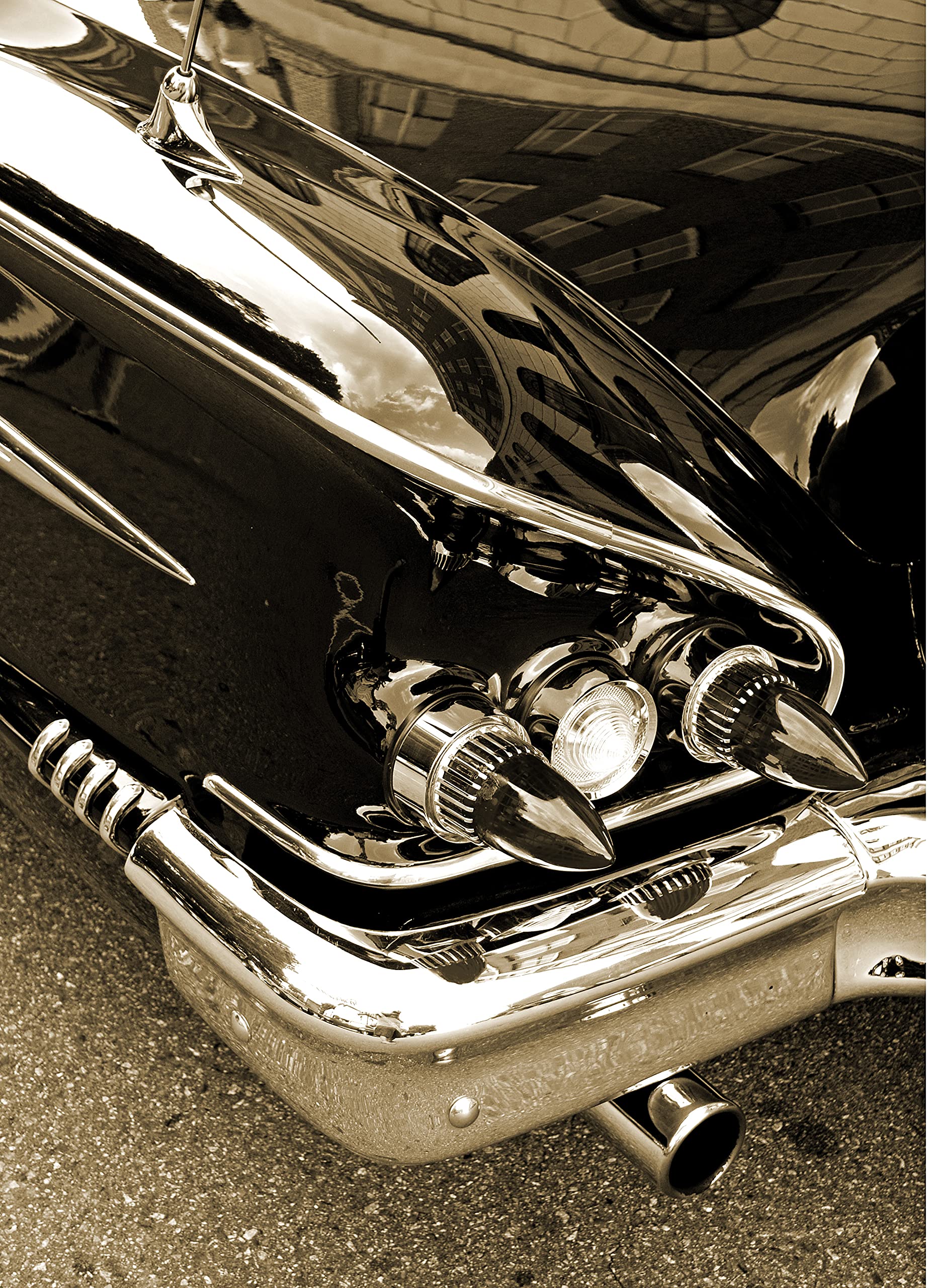 Amazon.com: 1958 58 CHEVY IMPALA PHOTO 8 1/2 X 11 PHOTOGRAPH FINS