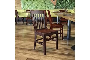 EMMA + OLIVER School House Back Walnut Wood Chair: A Timeless Classic for Modern Homes