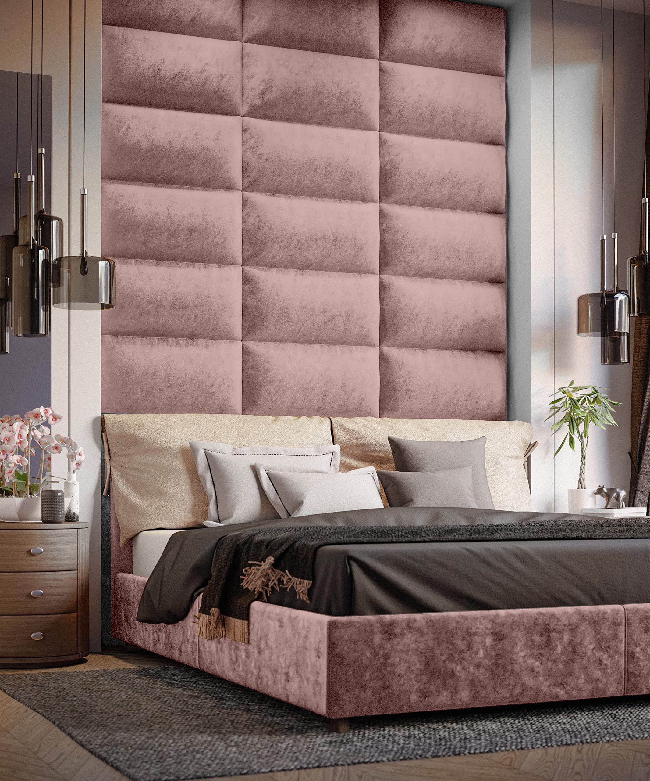 Roze wandpanelen voor de badkamer. - NL