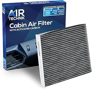 CF10381 Cabin Air Filter w/Activated Carbon | For Hyundai Azera 2006-2008, Santa Fe 2007-2009, Sonata 2006-2008 / Kia Carnival 2022-2023, Magentis 2006-2010, Optima 2006-2010 - 08790-3K000