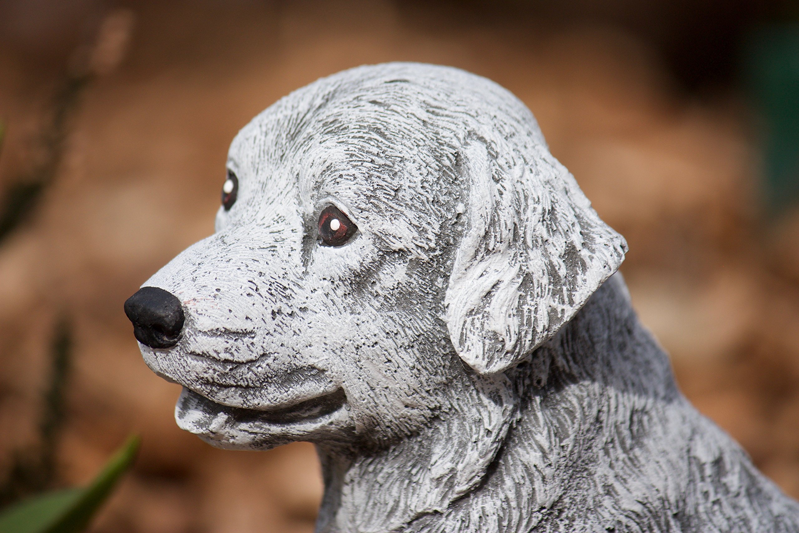Stone and Style Statue Chien Carlin, au Gel et aux intempéries-Massif en Pierre