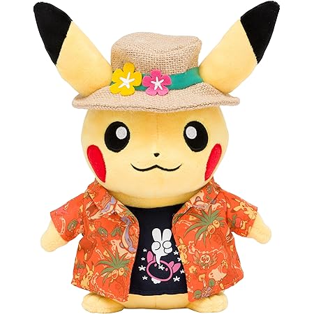 Amazon Co Jp ポケモンセンターオリジナル ぬいぐるみ アローラフェスティバル ピカチュウ おもちゃ