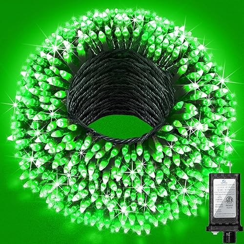 Miniatura 13 de Luces de Navidad para exteriores de 470 pies, 1500 luces LED para decoración de árbol de Navidad con 12 modos y temporizador de memoria, luces LED