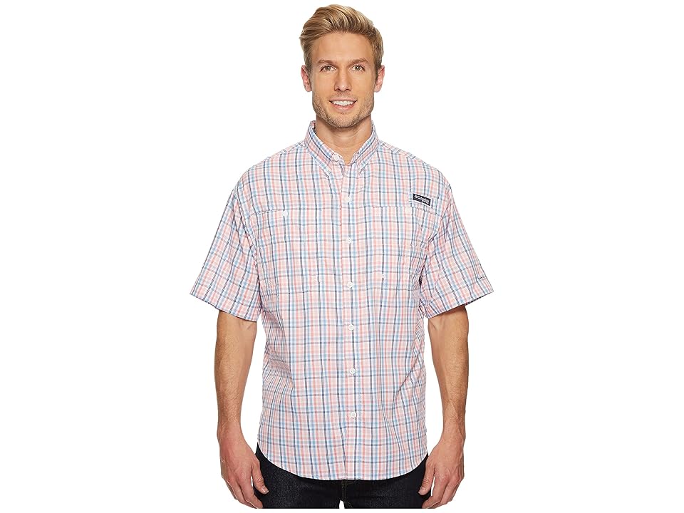 

Columbia Super Tamiamitm Short Sleeve Shirt (Cupid Mid Check) Men's Clothing