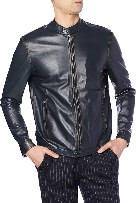 Amazon.co.jp: Tagliatore STANLEY/A-ASE21-02 Men's Leather Jacket