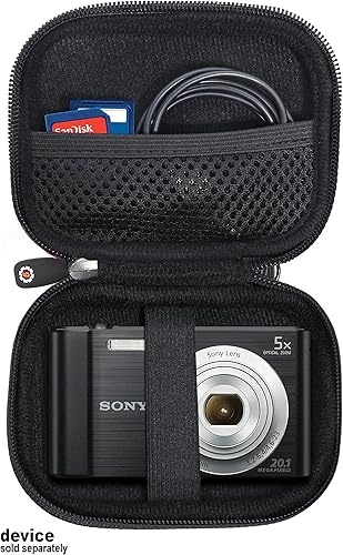 Miniatura 8 de WGear - Funda para cámara digital CAMKORY, Fulealfly, Lecran, Sony W800S, DSCW830 Canon PowerShot ELPH360 HS 360350 HS350310190180 Kodak PIXPRO