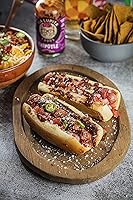 Vista 5 de Tia Lupita Chipotle - Salsa picante 8 oz x 1 botella Calor sabroso, especias medianas, ahumado, cuerpo completo, sin gluten, sin OMG, sin