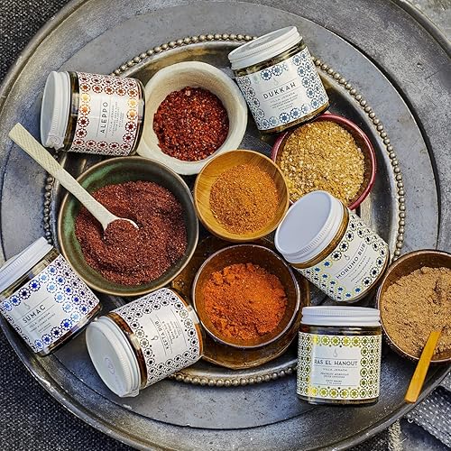 Miniatura 6 de Villa Jerada, Ras El Hanout - Condimento prémium  Especias marroquíes antiguas (ricas, coloridas, aromáticas y picantes), 1.76 onzas (RAS EL HANOUT