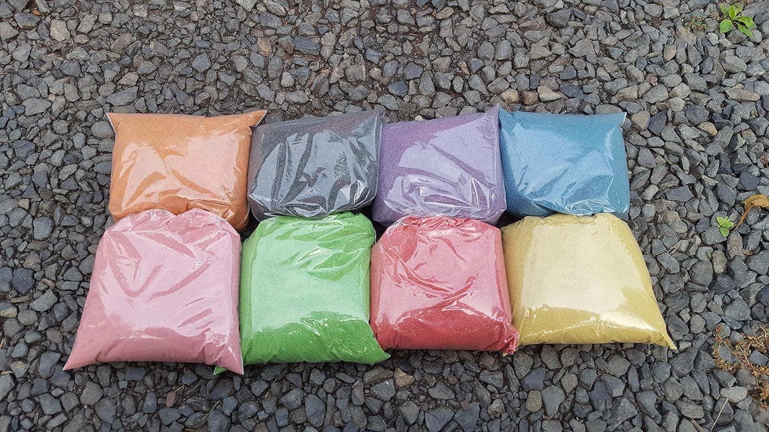 8 COLORS, 3 lbs each Non Toxic Colored Sand 24 Pound …