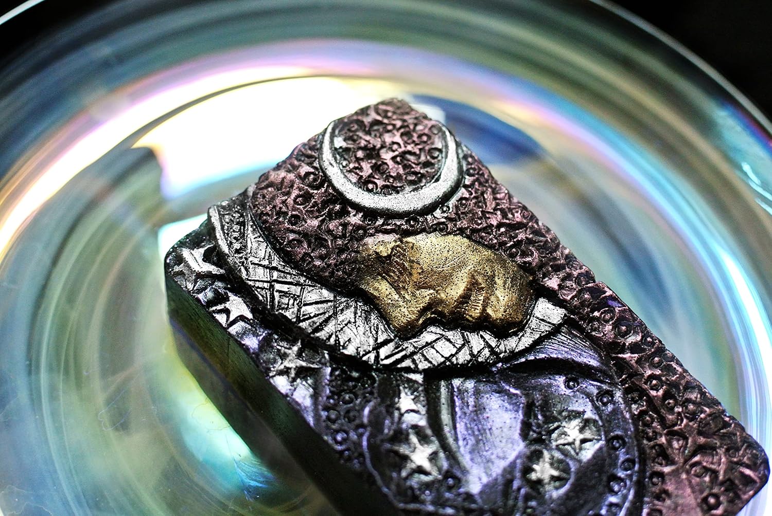 Lady Moon Silicone Mold 5OZ SOAP Wax Plaster Resin Clay Woman