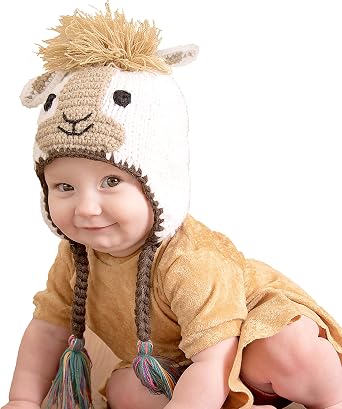 Toddler Boys or Girls Llama Beanie Hat 