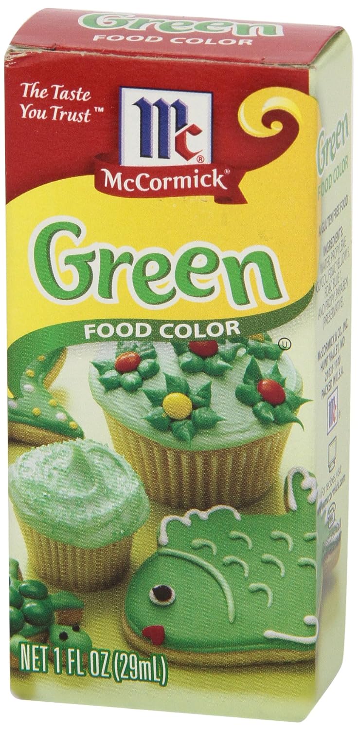 McCormick Food Color, Green, 1 fl oz : Grocery & Gourmet Food