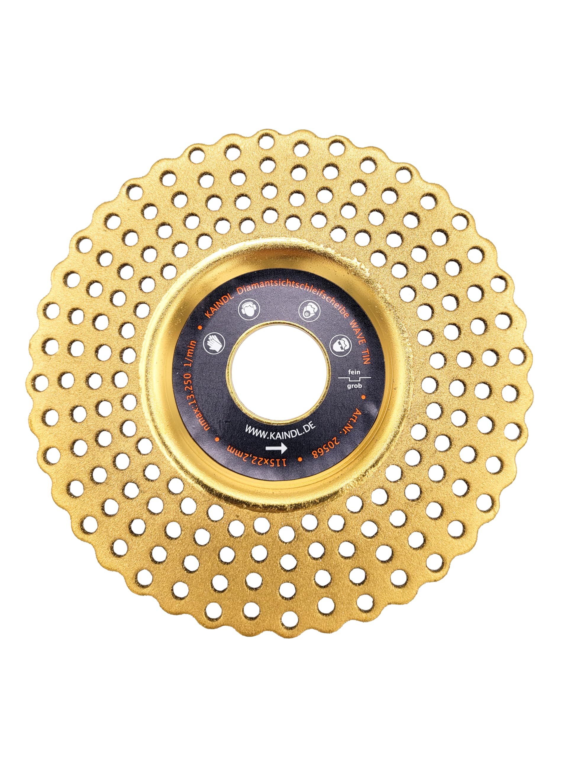 Disque à poncer diamant Wave 115 x 22,2 mm