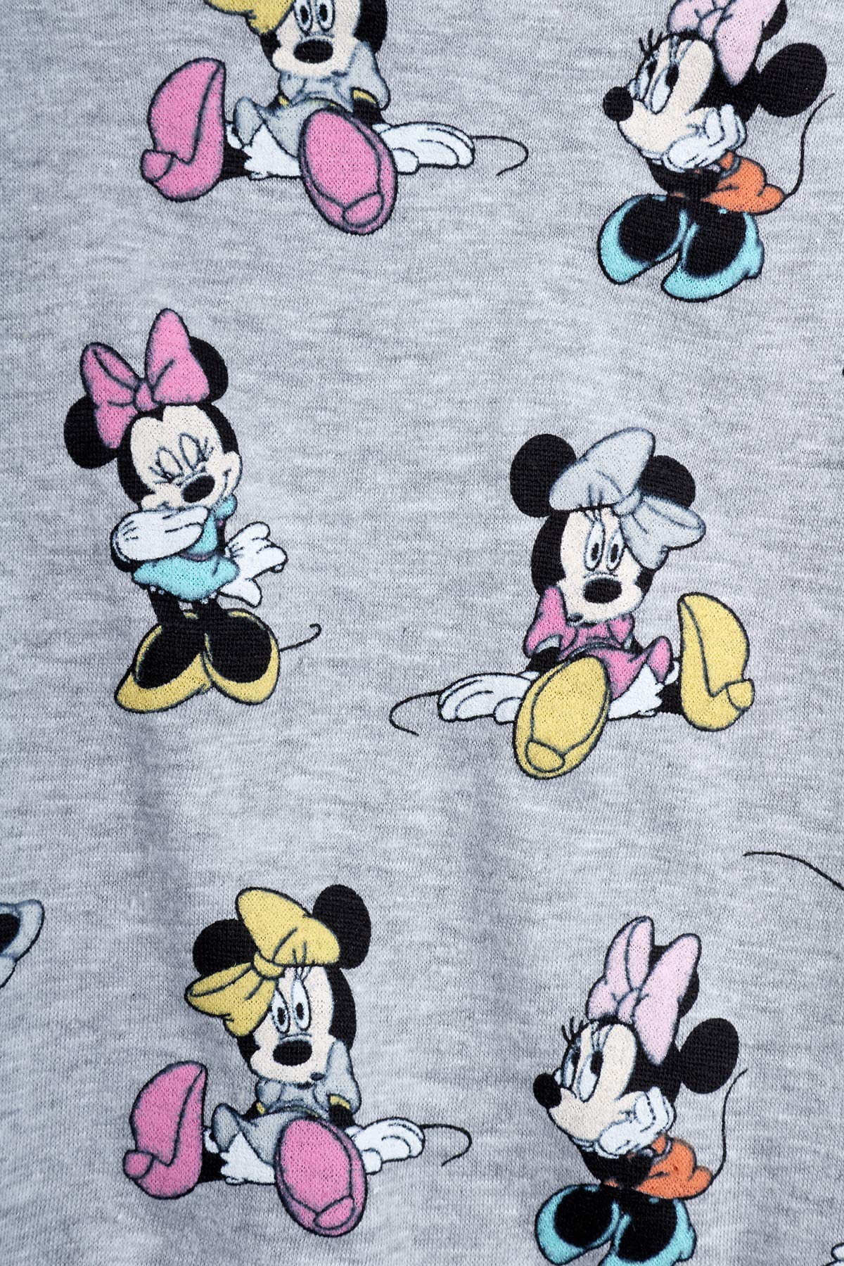 Disney Baby Girls Romper 2 Pack: Minnie Mouse Ruffle Sleeve Romper (Newborn/Infant), Size 3-6 Months, Pink Minnie/Grey Multi Minnie