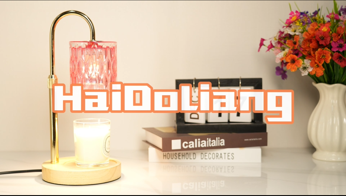 Lampe chauffe-bougie parfumée avec minuteur, hauteur réglable et intensité variable – Cadeau d'anniversaire pour femme/maman, décoration d'intérieur, essentiels pour la chambre à coucher