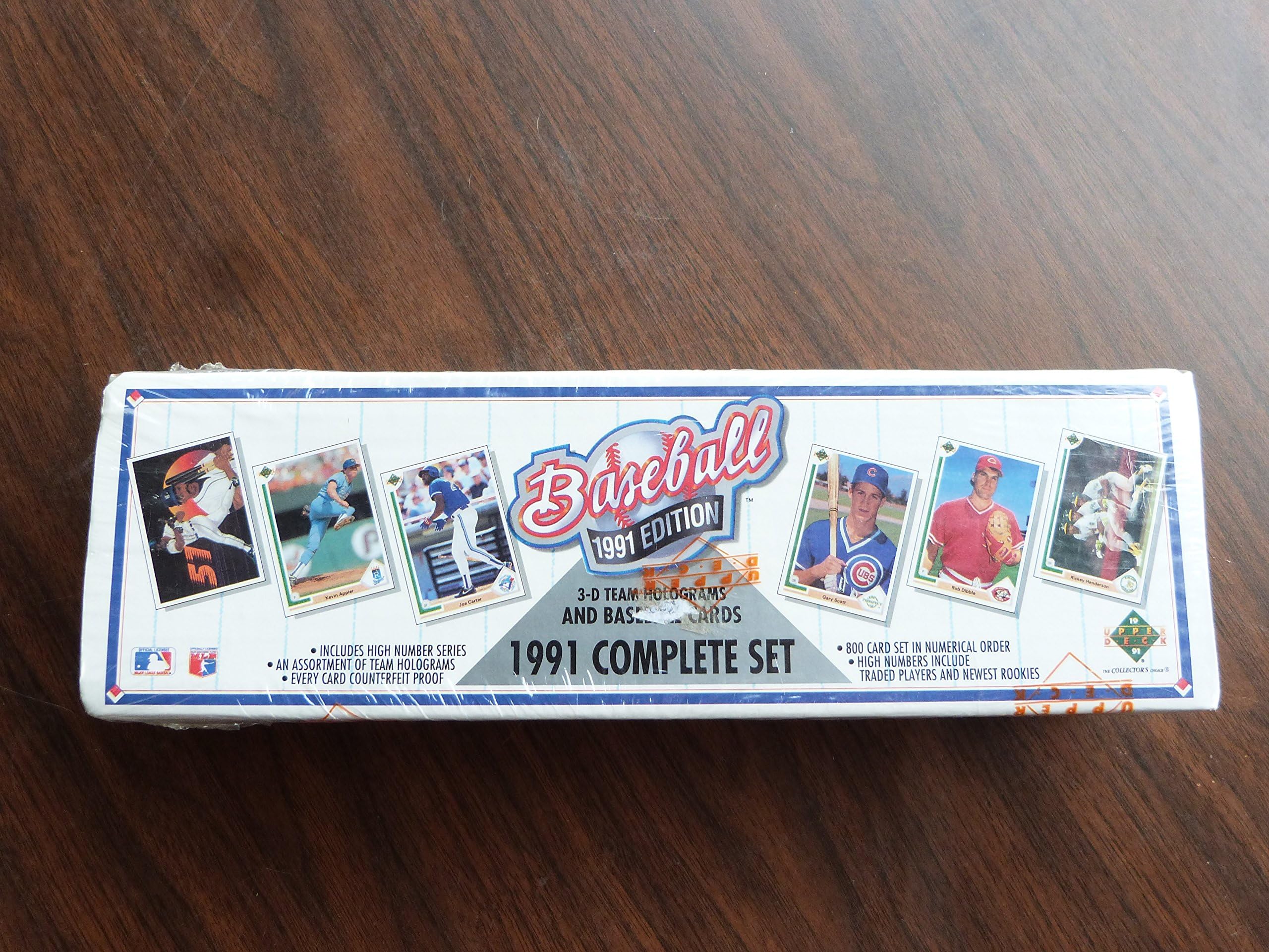 1991 MLB Baseball Cards Complete Factory Set (800 Cards)