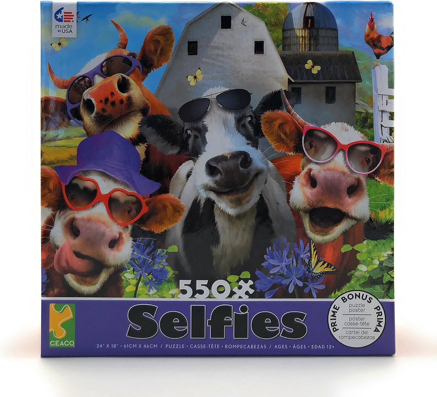Ceaco Selfies Udderly Cool Puzzle - 550Piece
