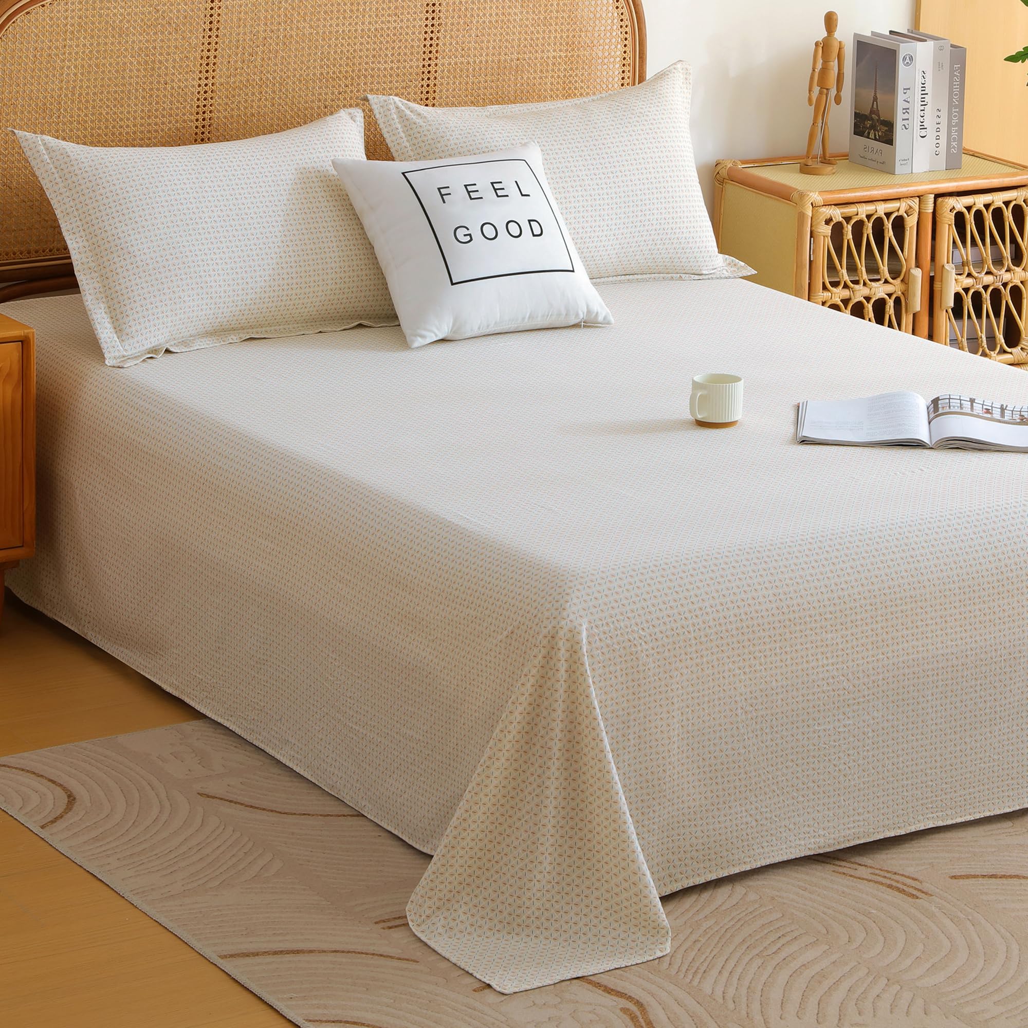 Story@Home King Size Cotton Bedsheet Set -3 Story@Home King Size Cotton Bedsheet Set -3