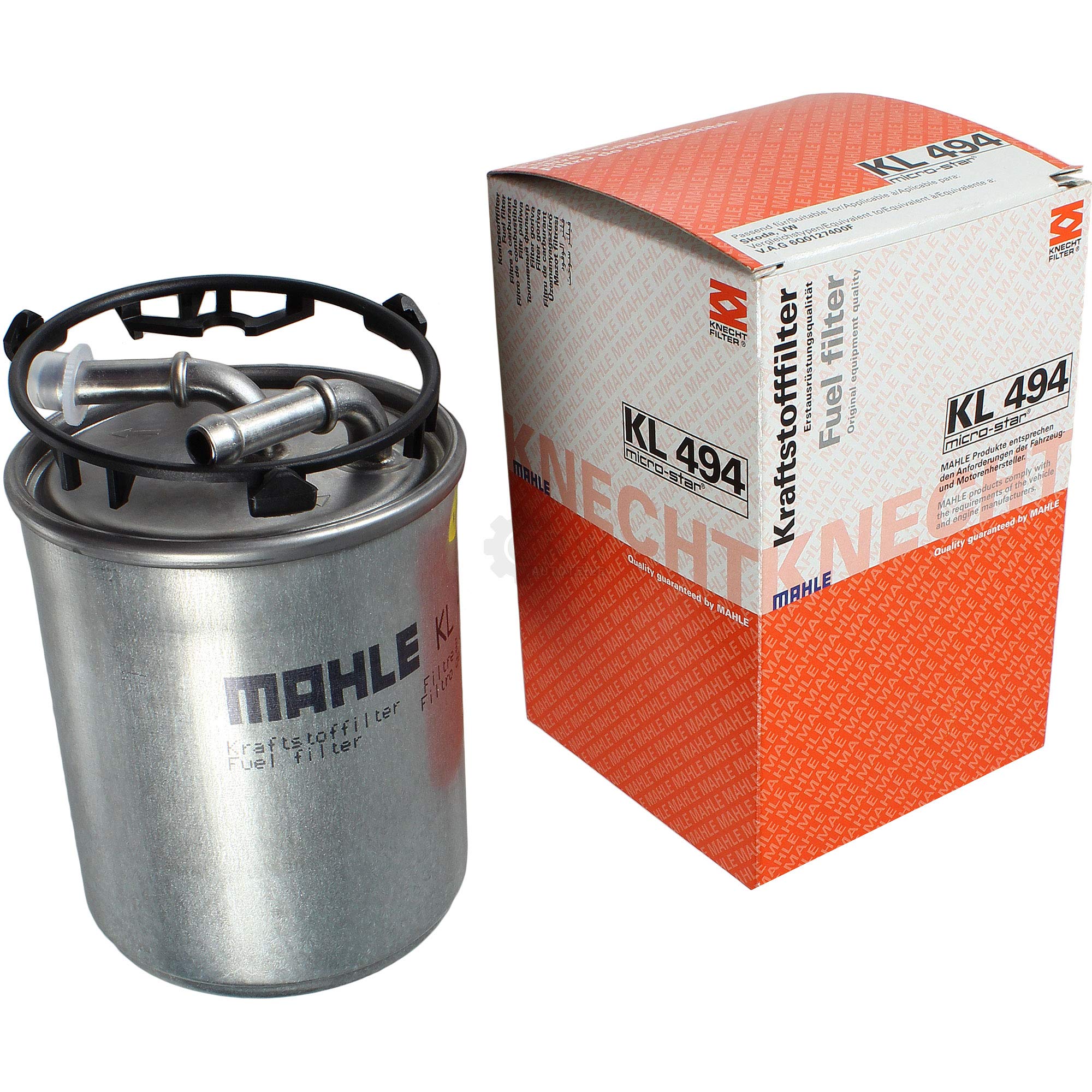 Paquete de inspección Kit de mantenimiento de filtros con filtro de aceite OX 388D, filtro de aire LX 2831, filtro de combustible KL 494, filtro de habitáculo (carbón activado) LAK 120, tornillo de